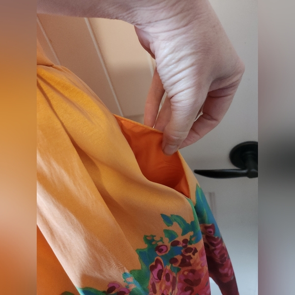 Aqua Brand Floral Strapless Dress Fit&Flare Size 12 Homecoming Summer Fall - Picture 12 of 12